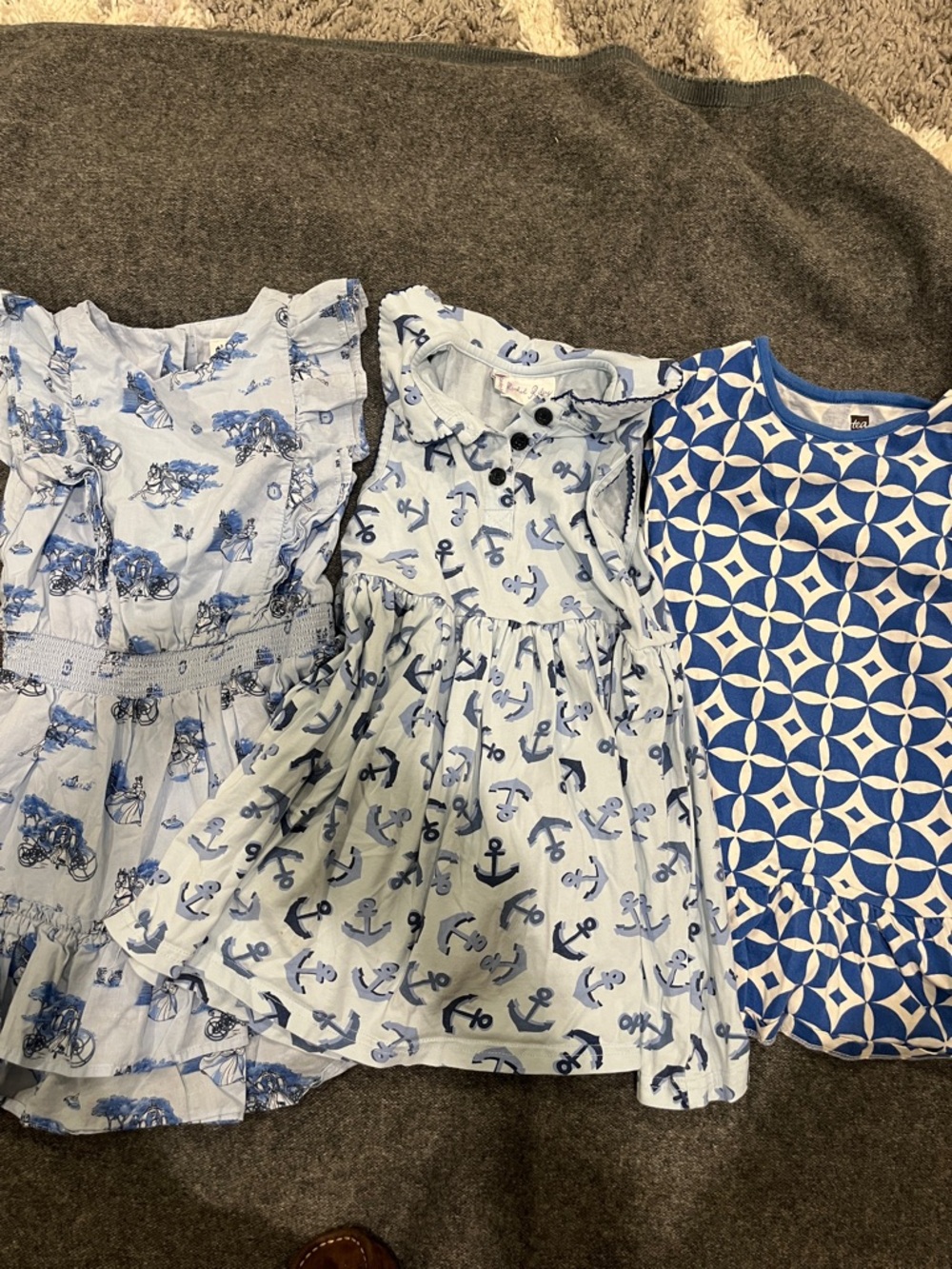 Girls lot of 3 dresses size 4. Rachel Riley Tea and more brands